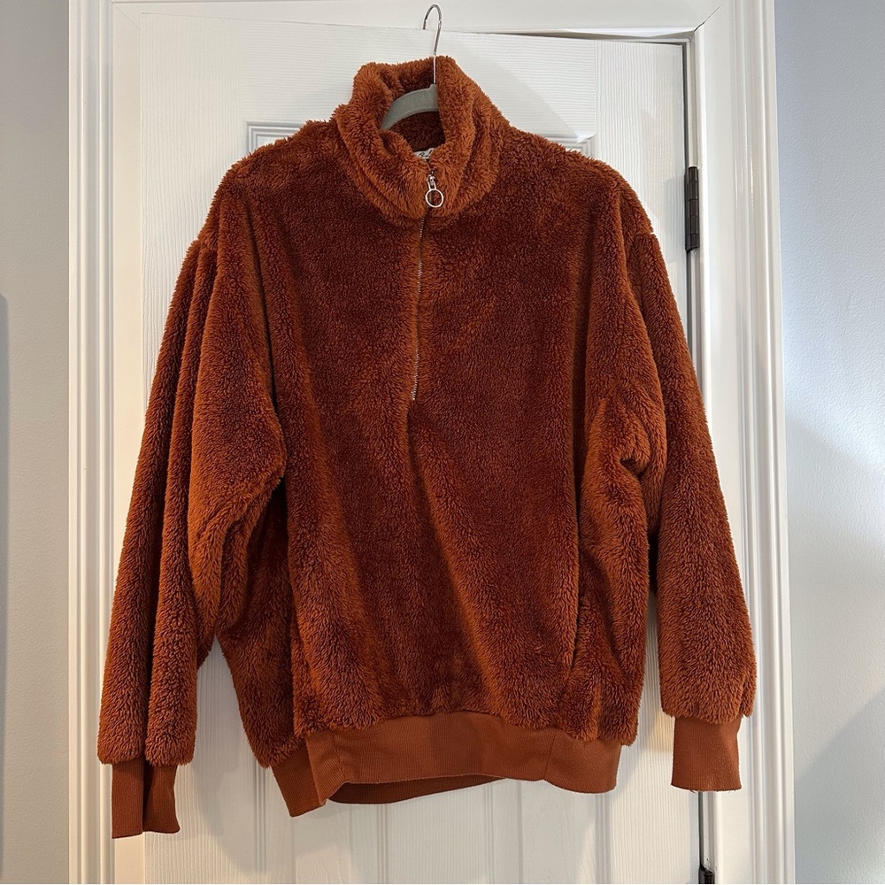 Express half zip sweater with pockets